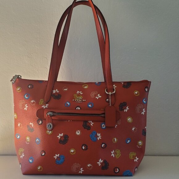 Red Coach Purse - Picture 3 of 5